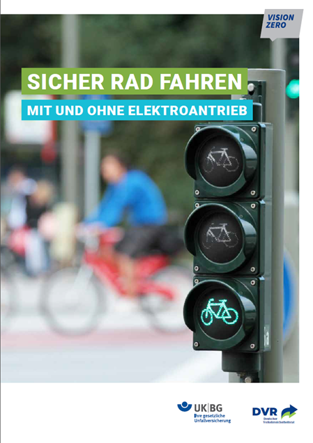 Sicher Radfahren Broschüre vom DVR und den Unfallkassen